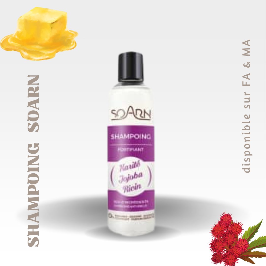 Shampoing Fortifiant Karité /Jojoba /Ricin