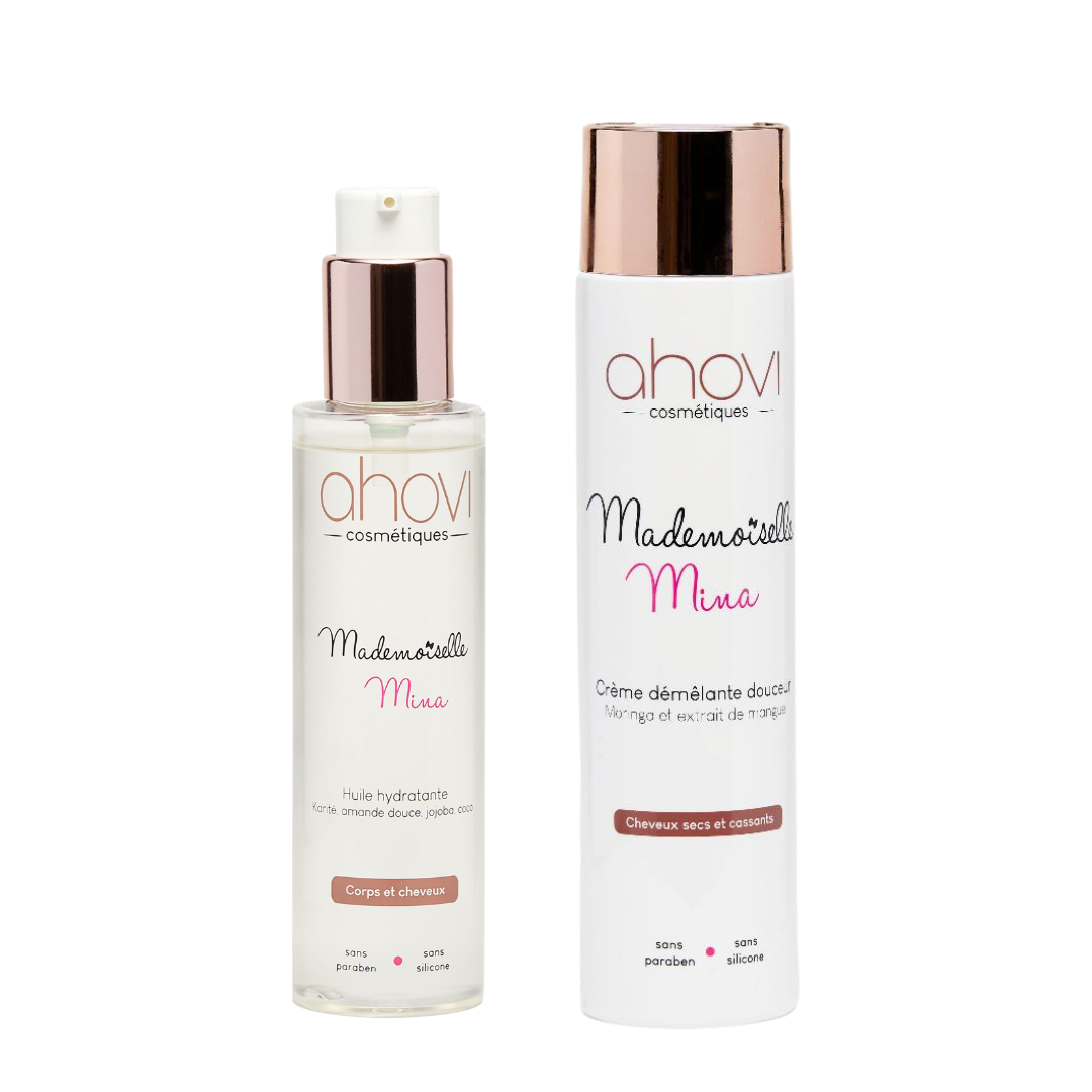 Duo cheveux crépus et boucles des enfants
