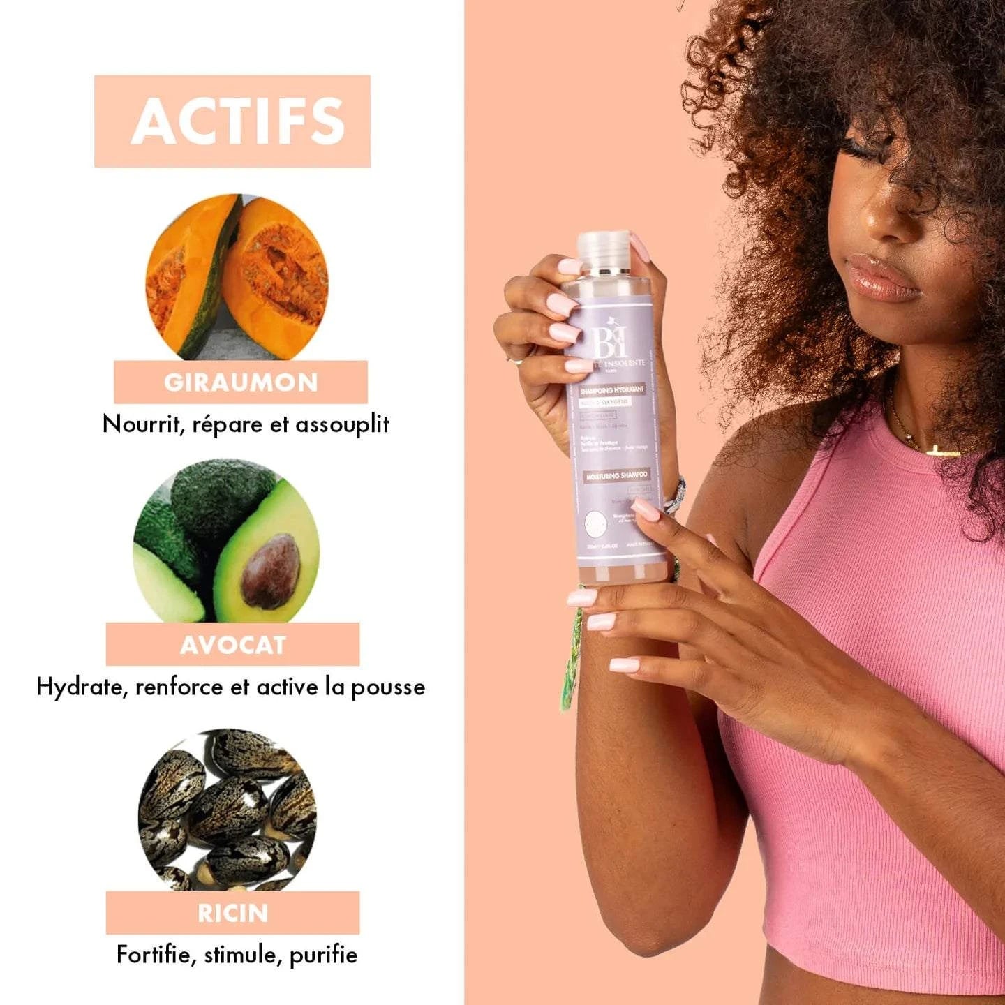 Shampoing hydratant - Beauté insolente