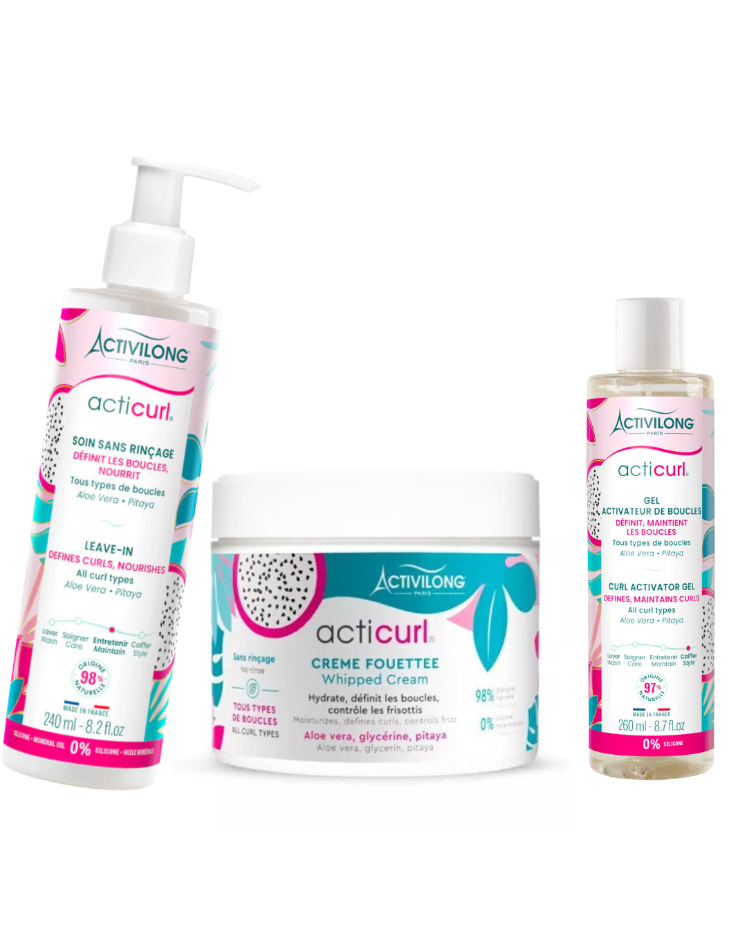 Trio wash n’go Acticurl