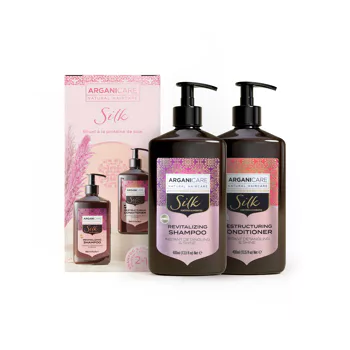 Duo  hydratant protéine de soie - Arganicare