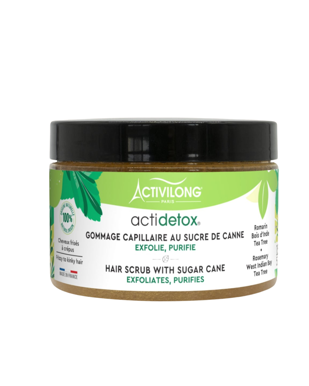 Gommage capillaire au sucre de canne - Actidetox