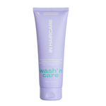 shampoing wash’n care tube violet pour cheveux secs et abîmés soin nourrissant et fortifiant