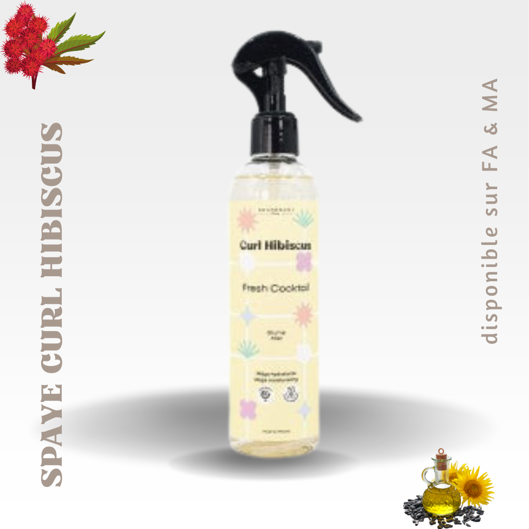 curls hibiscus spray